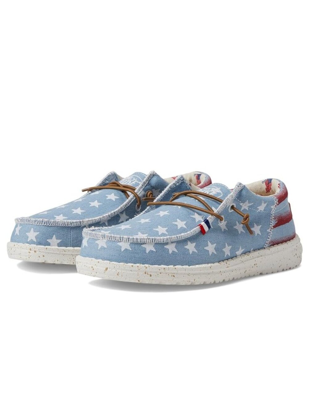 Hey Dude Toddler Wally Americana Denim Star Shoes Size TD11 / EU 30 New with Tag